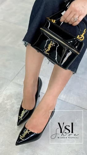 کیف و کفش ورنی YSL